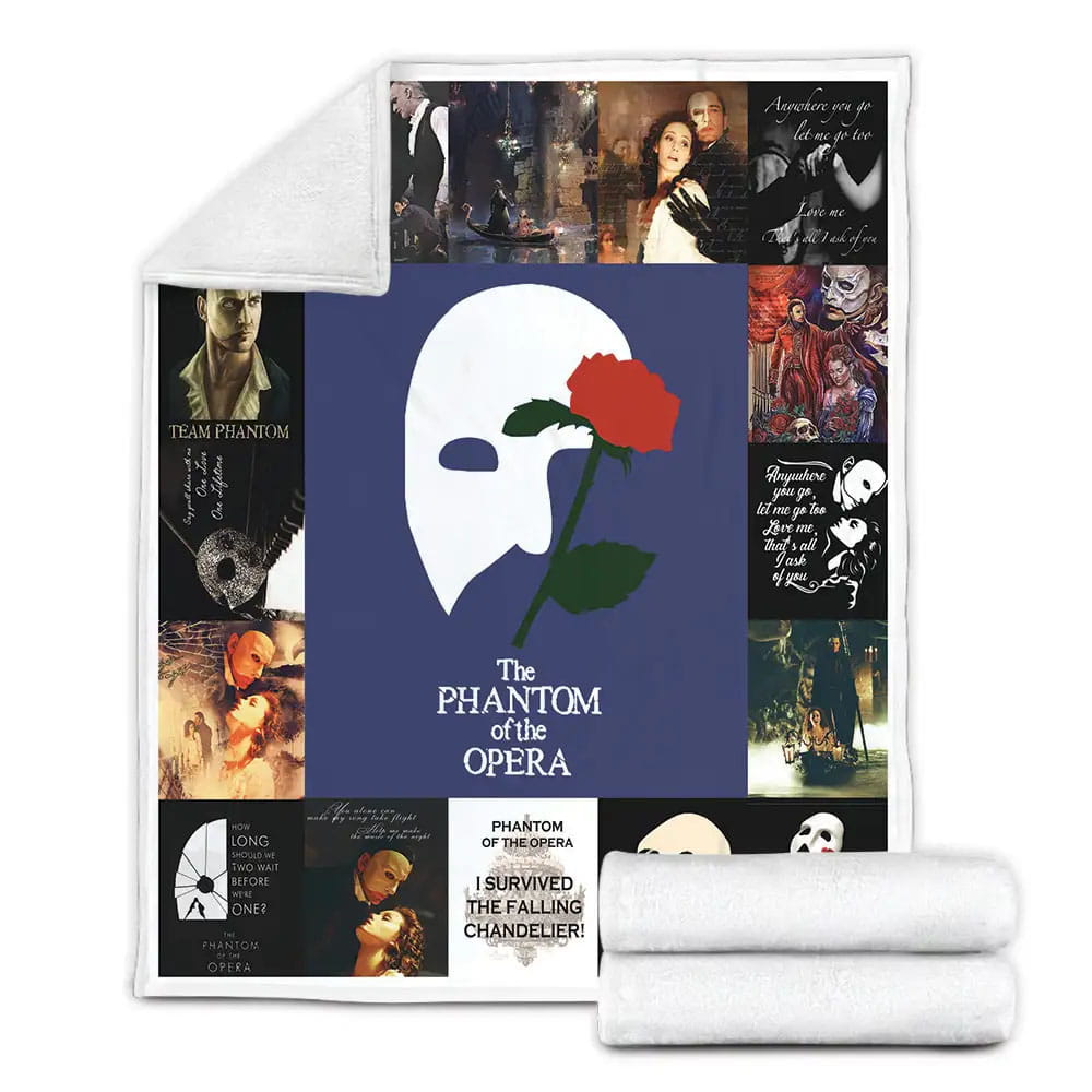 The Phantom Of The Opera Fleece Blanket Gift For Wife Husband