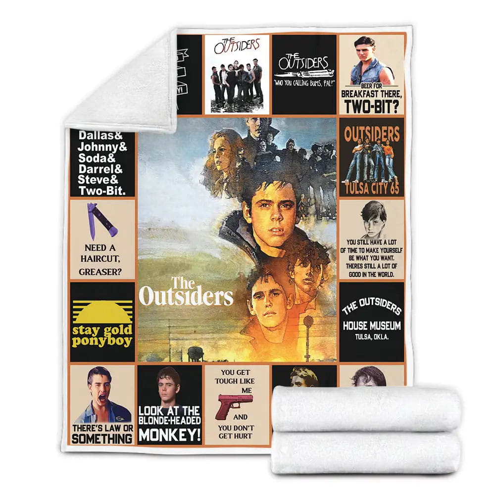 The Outsiders Fleece Blanket Gift For Birthday Halloween Christmas