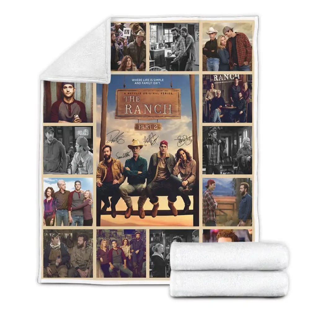 The Ranch Fleece Blanket Gift For Birthday Halloween Christmas
