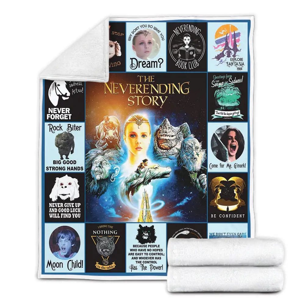 The Neverending Story Fleece Blanket Gift For Besties