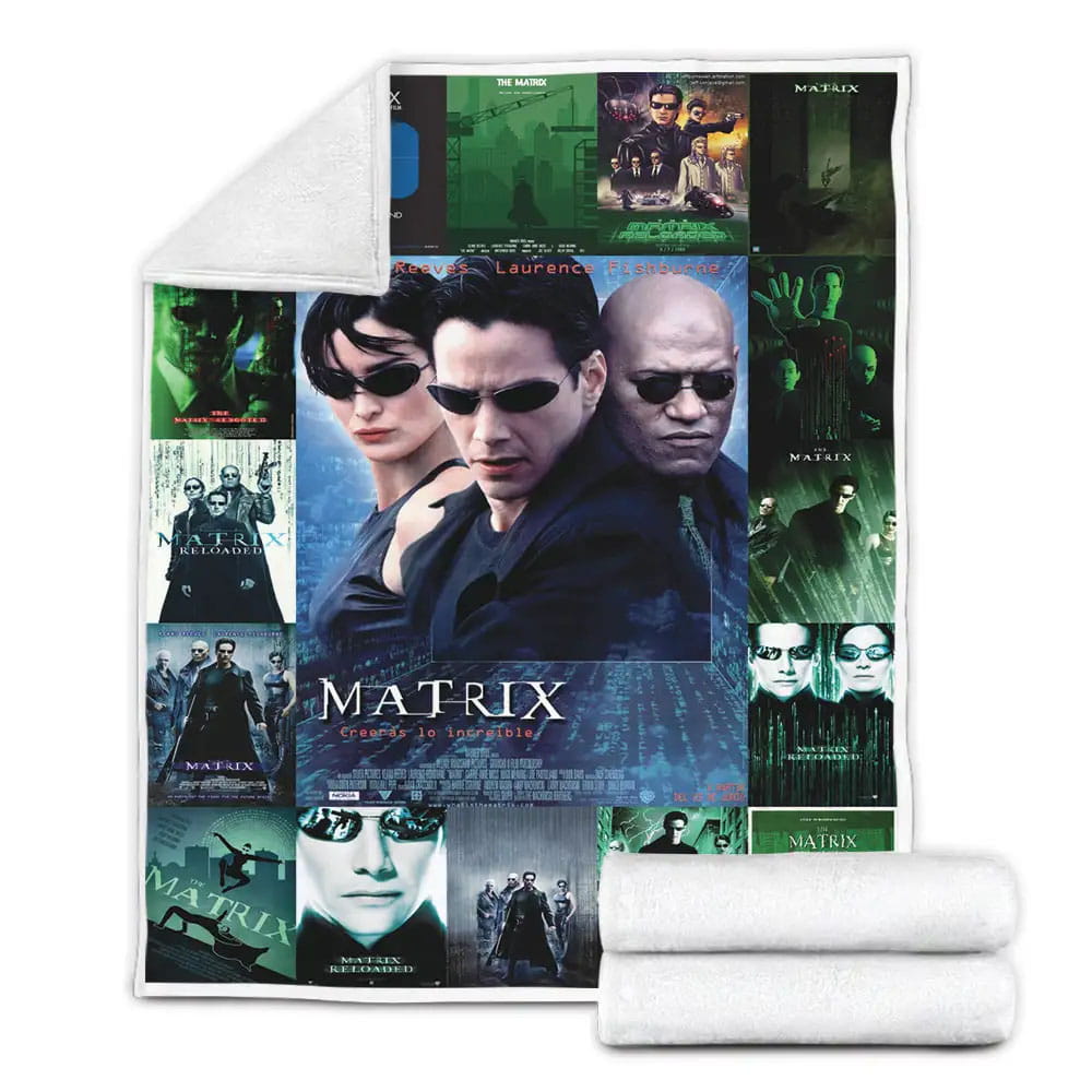 The Matrix Fleece Blanket Gift For Besties