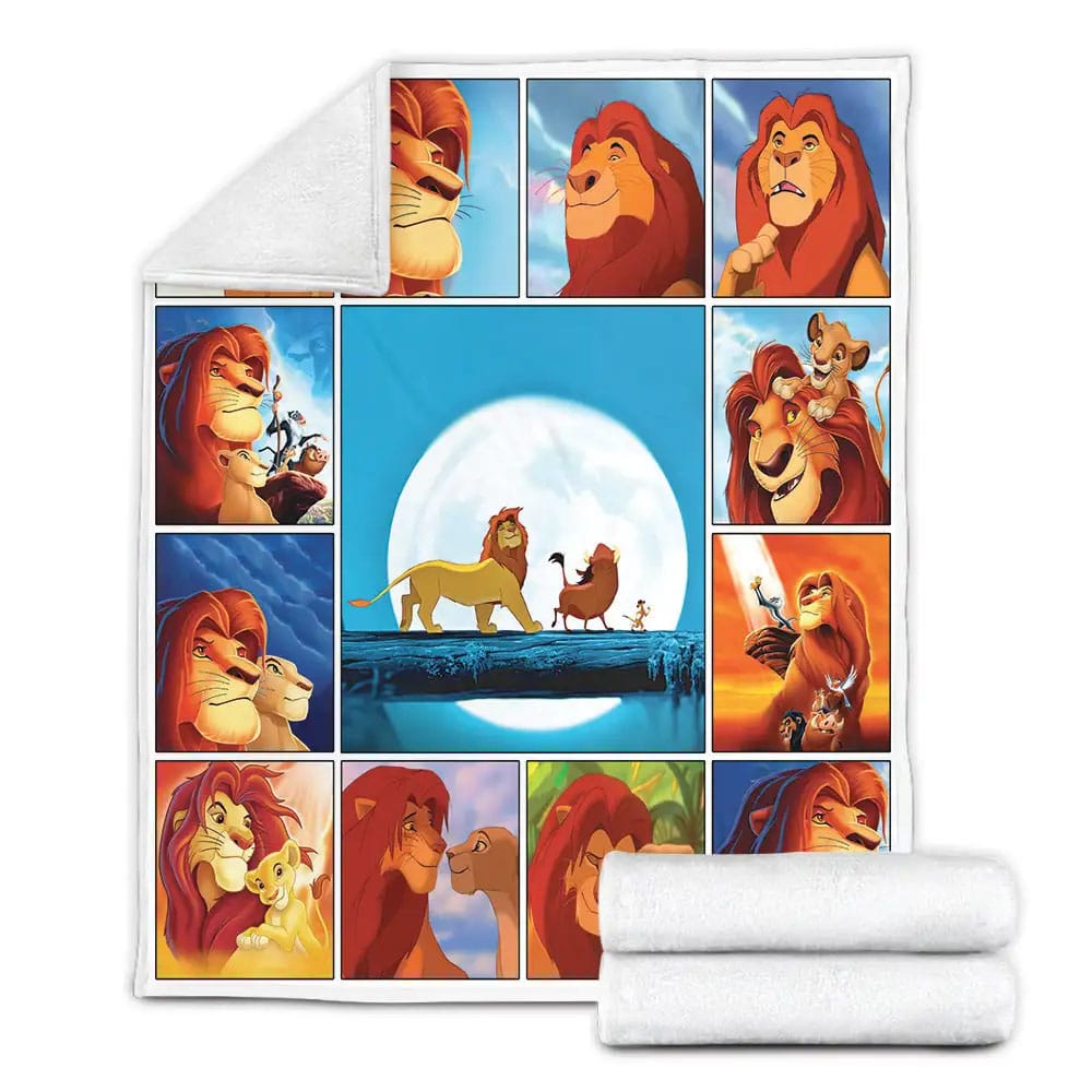 The Lion King Fleece Blanket Gift For Mothers Day Fathers Day