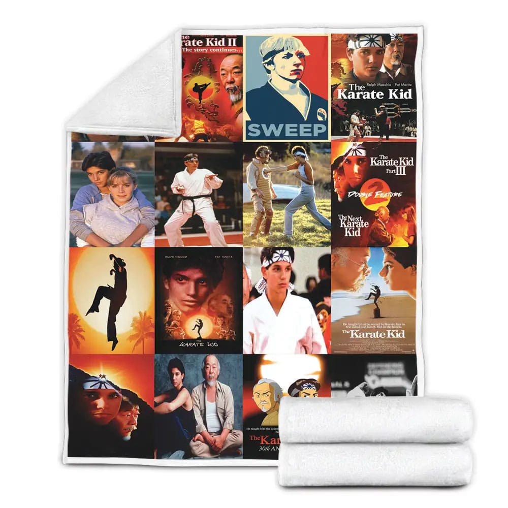 The Karate Kid Fleece Blanket Gift For Mothers Day Fathers Day