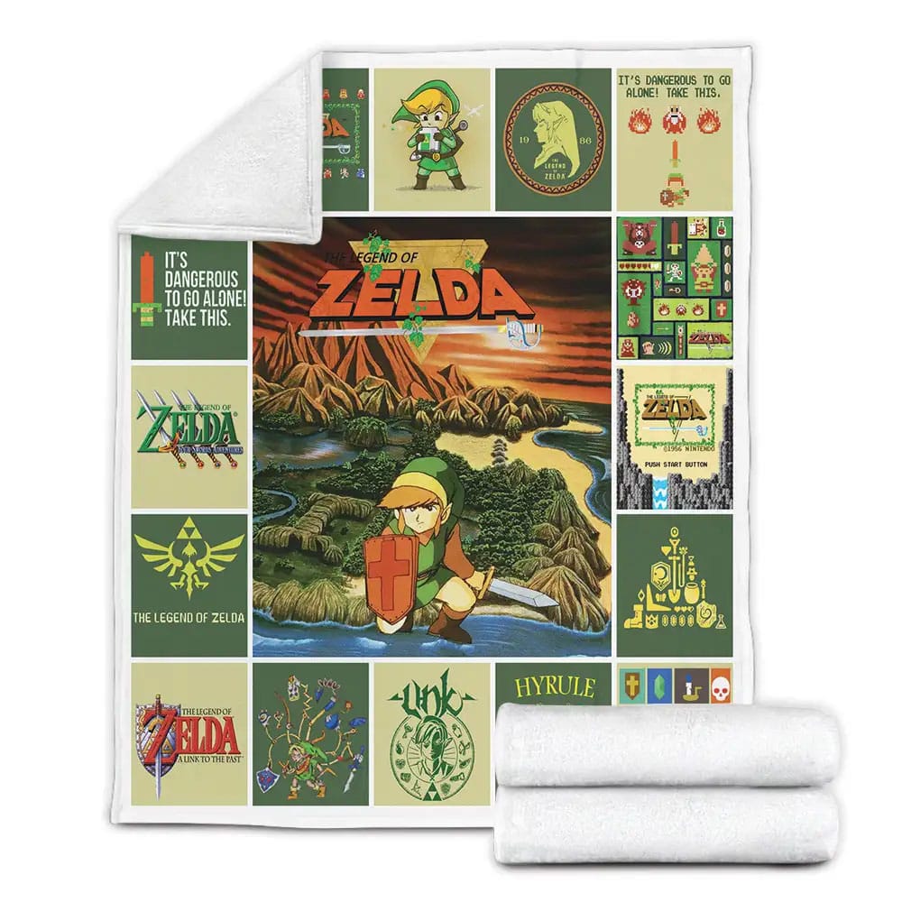 The Legend Of Zelda Fleece Blanket Gift For Besties