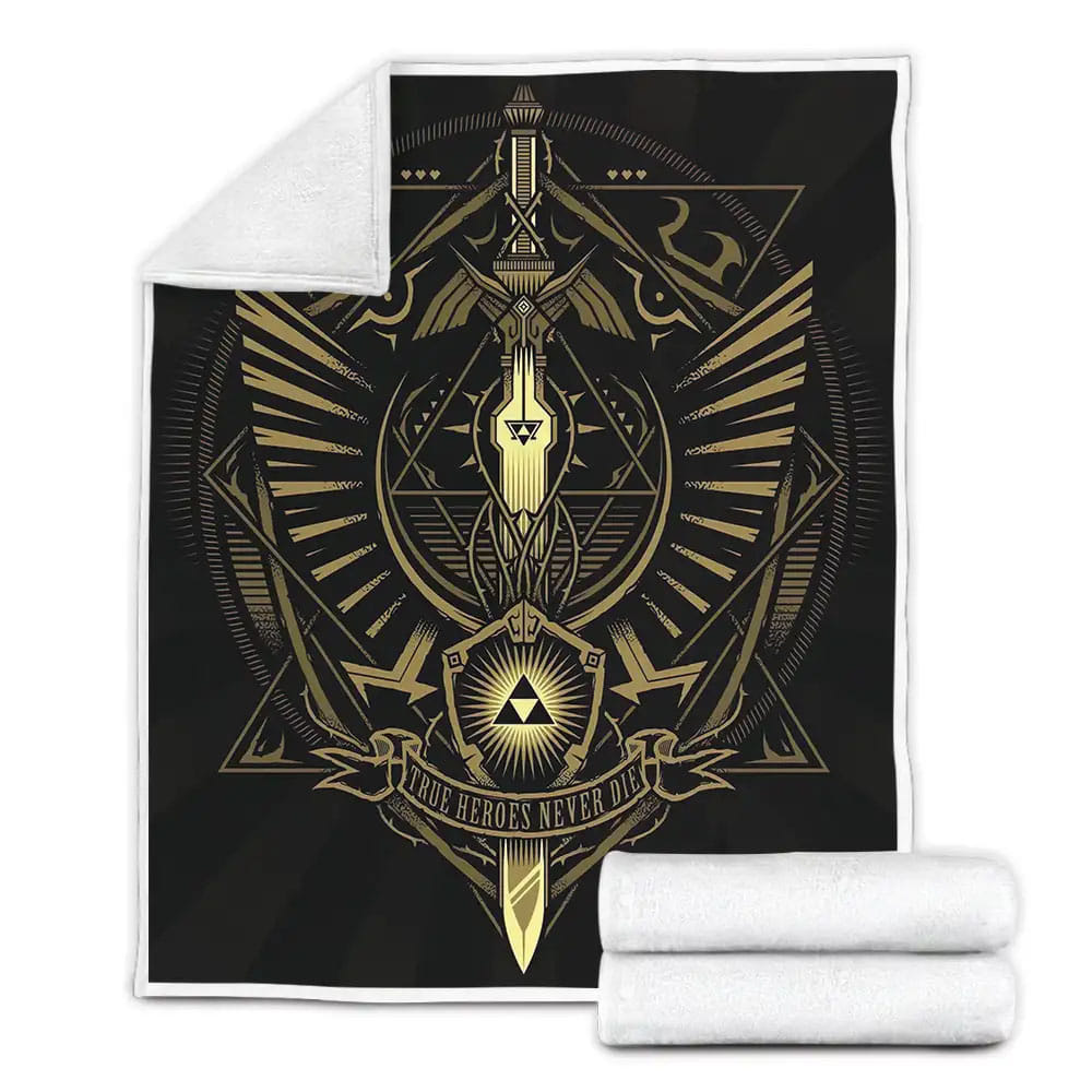 The Legend Of Zelda Sword Fleece Blanket Gift For Birthday Halloween Christmas