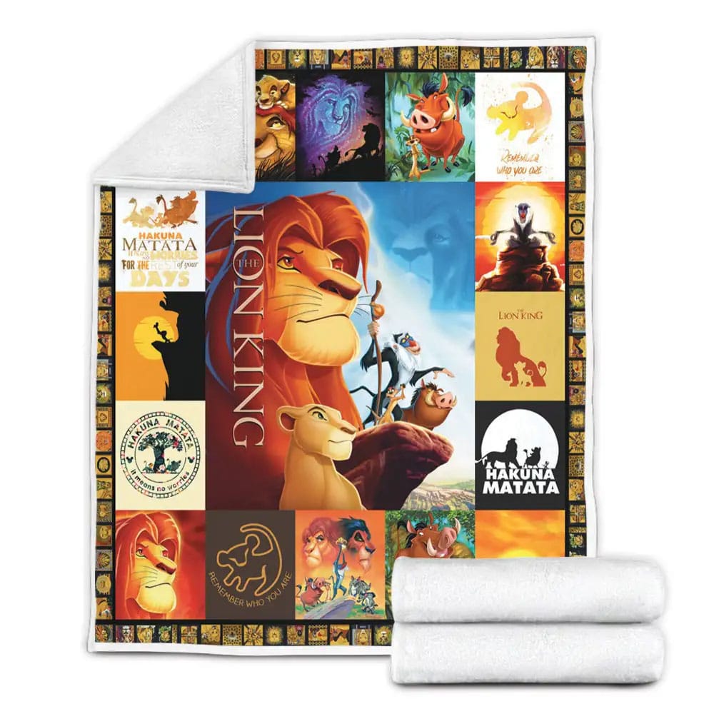 The Lion King Poster Fleece Blanket 