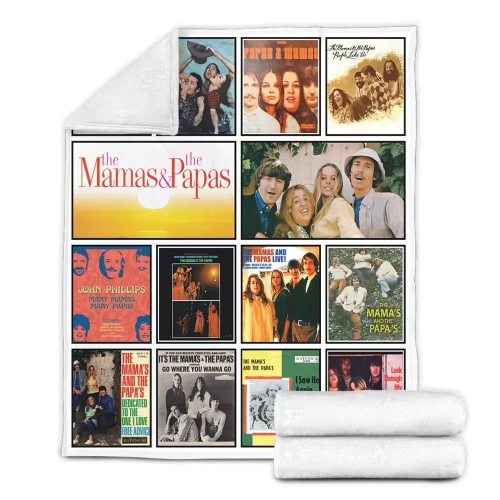 The Mamas The Papas Album Covers Fleece Blanket Gift For Besties