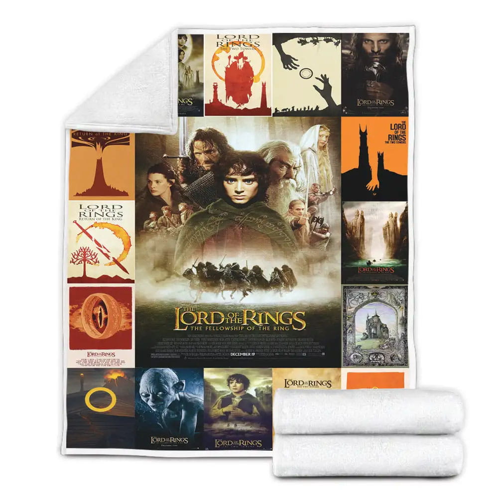 The Lord of the Rings Fleece Blanket Gift For Mothers Day Fathers Day