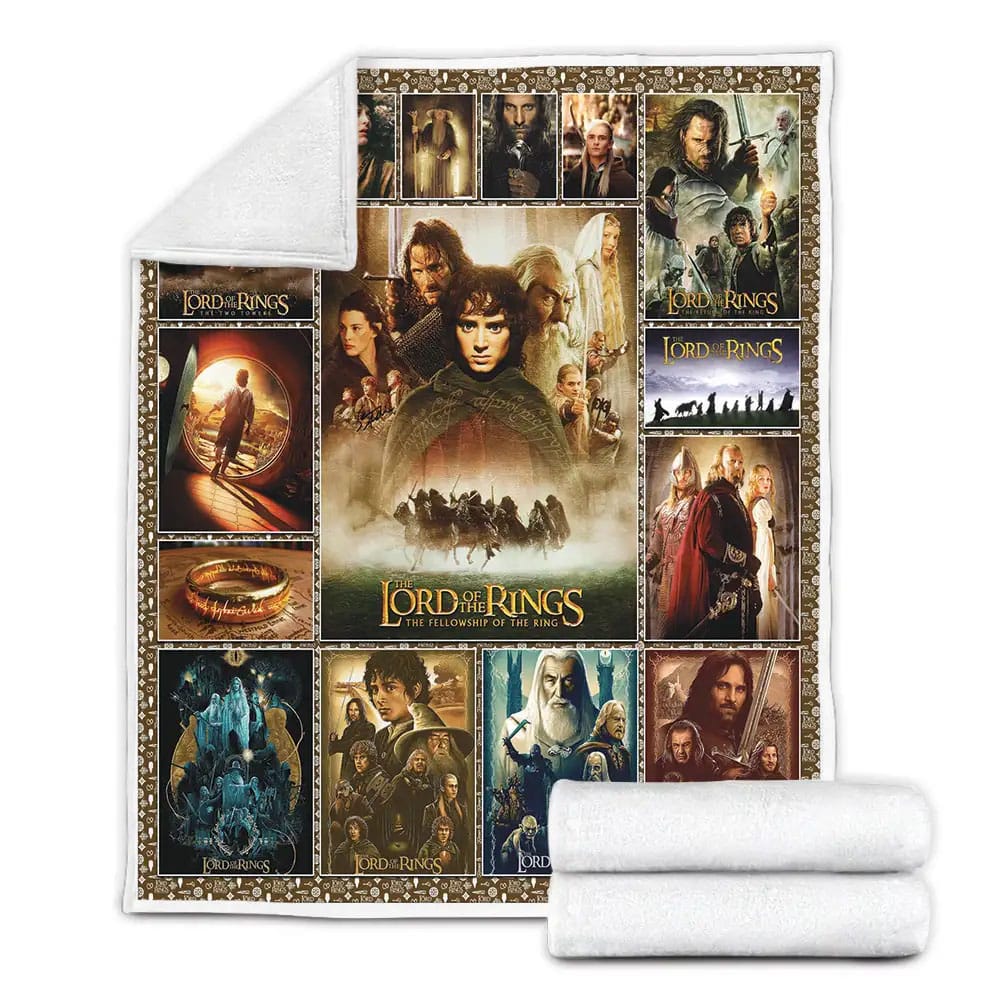 The Lord Of The Rings Fleece Blanket Gift For Wife Husband