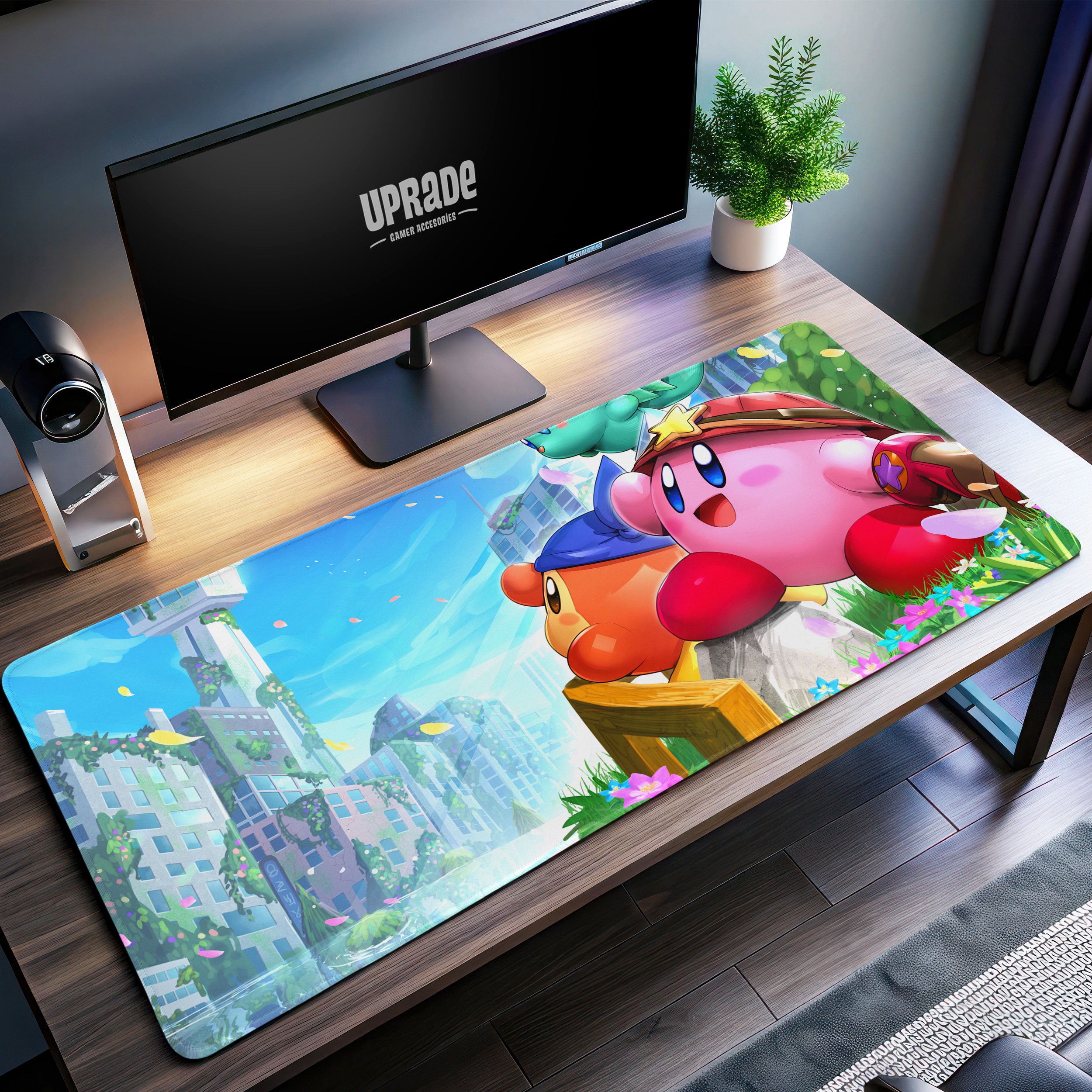 Allleftout Kirby Forgotten Land Desk Mat, Adventure Mouse Pad