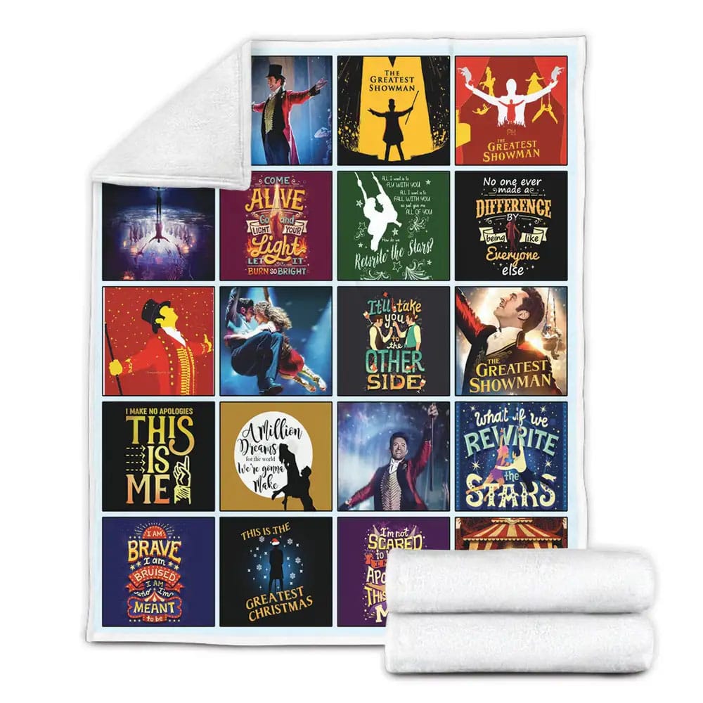 The Greatest Showman Fleece Blanket Gift For Besties