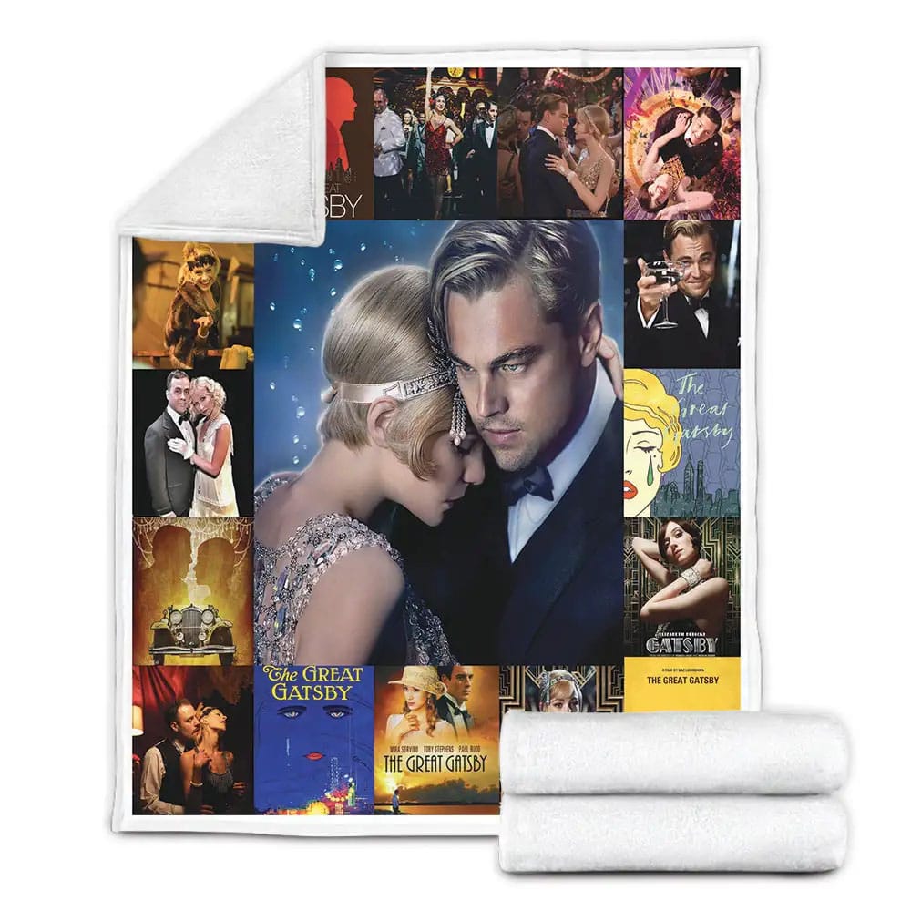 The Great Gatsby Fleece Blanket Gift For Birthday Halloween Christmas