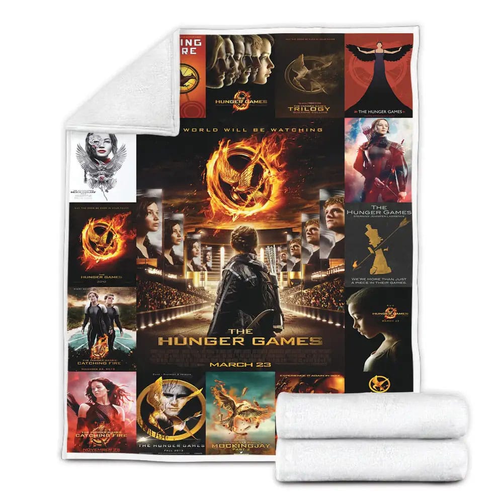 The Hunger Games Fleece Blanket Gift For Besties