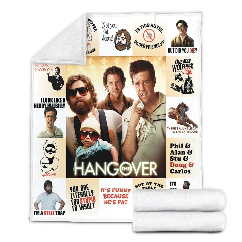 The Hangover Fleece Blanket Gift For Besties