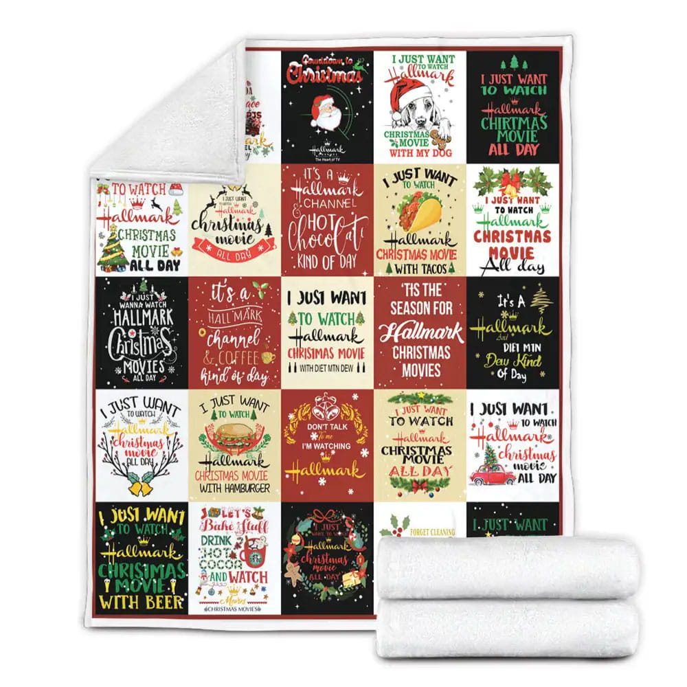 The Hallmark Movie Fleece Blanket Gift For Birthday Halloween Christmas