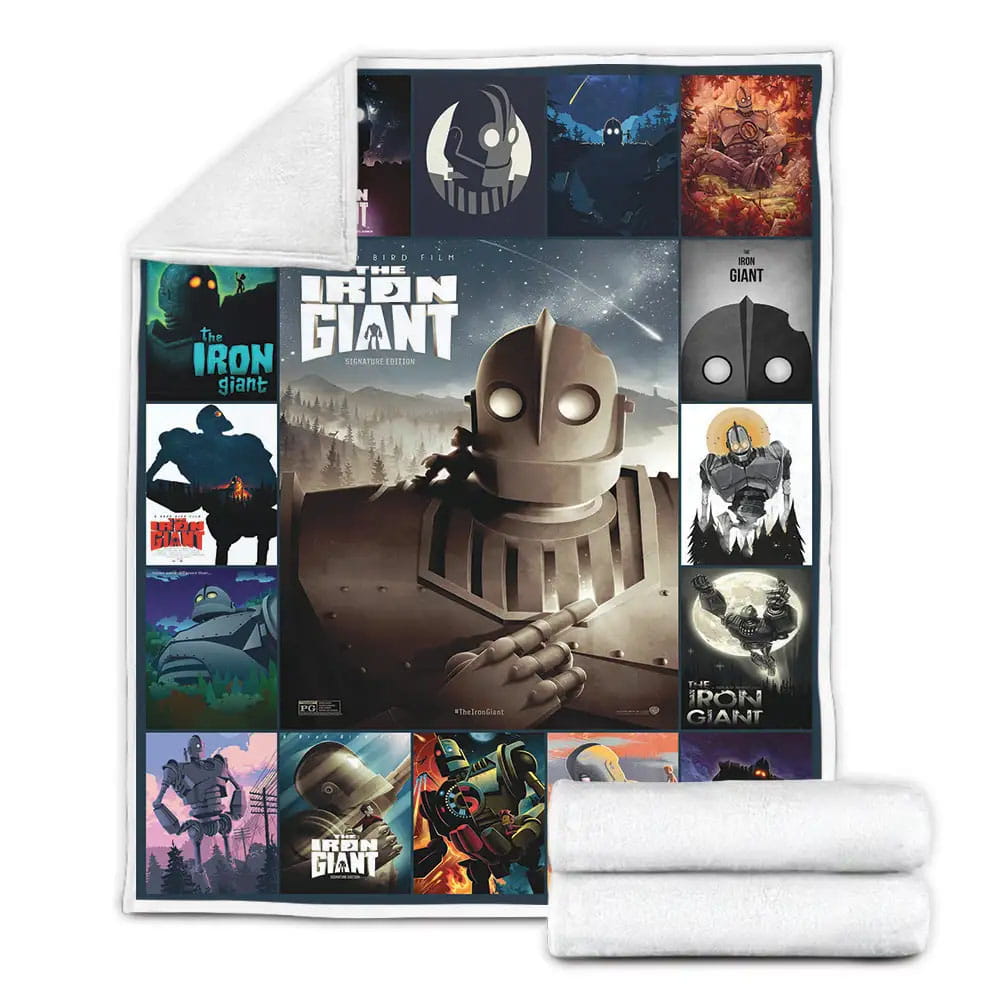 The Iron Giant Fleece Blanket Gift For Besties