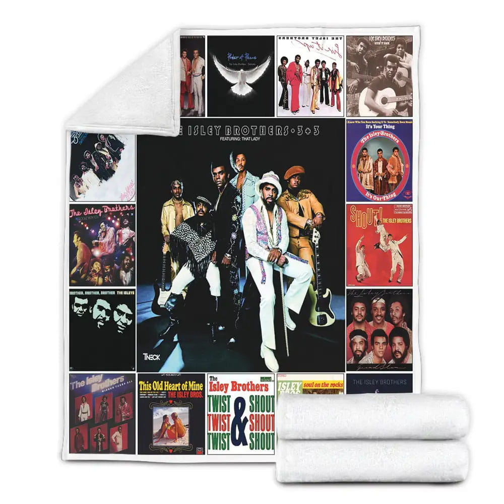 The Isley Brothers Fleece Blanket Gift For Mothers Day Fathers Day