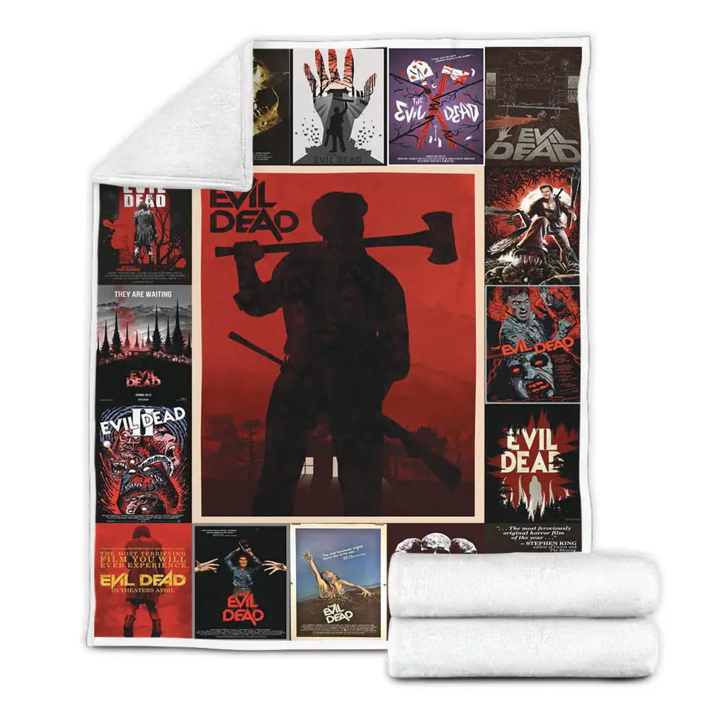 The Evil Dead Fleece Blanket Gift For Birthday Halloween Christmas