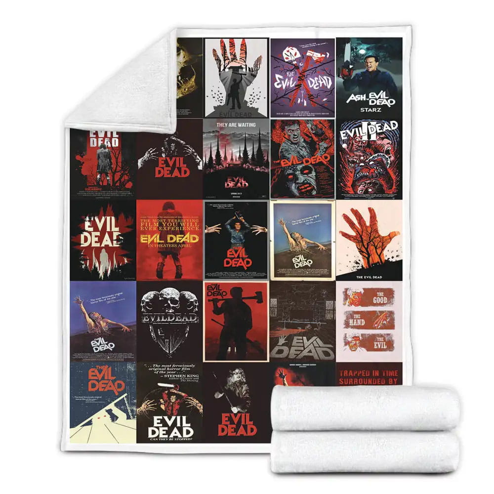 The Evil Dead Fleece Blanket Gift For Mothers Day Fathers Day