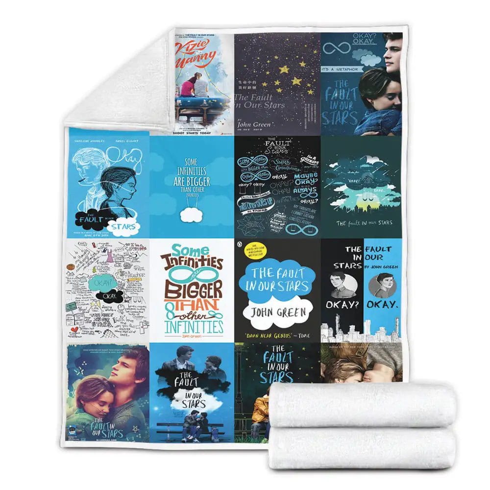 The Fault in Our Stars Fleece Blanket Gift For Birthday Halloween Christmas