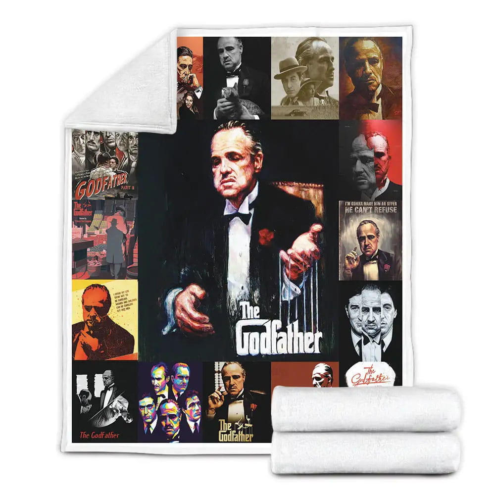 The Godfather Fleece Blanket Gift For Birthday Halloween Christmas