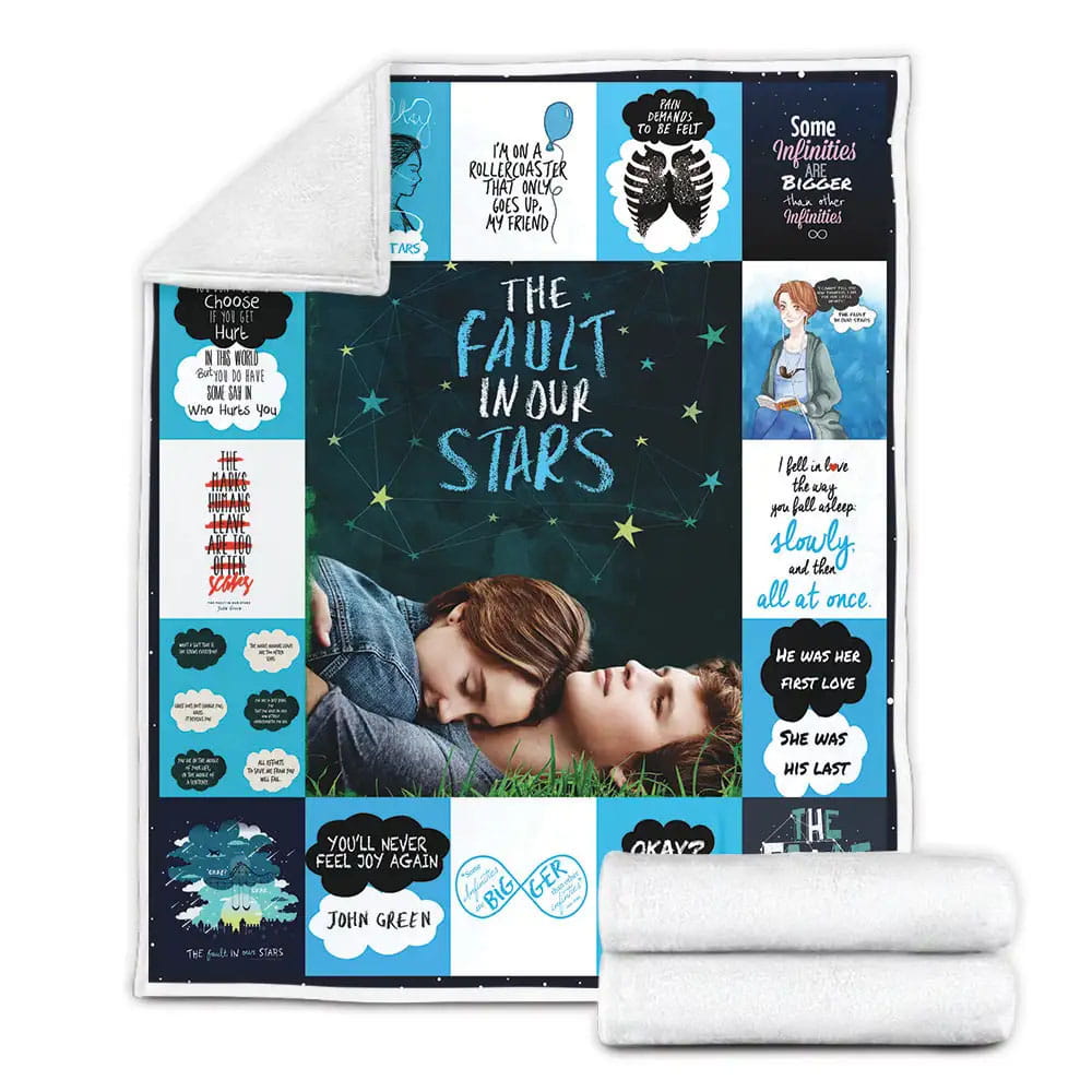The Fault In Our Stars Poster Fleece Blanket 