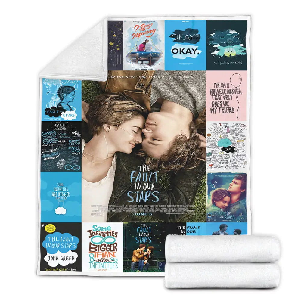 The Fault in Our Stars Fleece Blanket Gift For Mothers Day Fathers Day