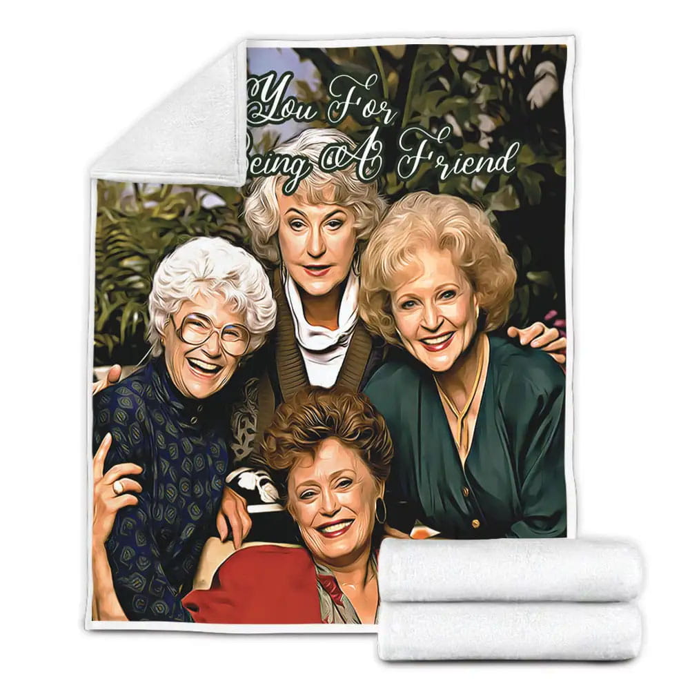 The Golden Girls 1 Pic All Season Fleece Blanket Gift For Wife Husband