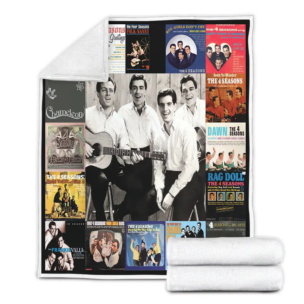 The Four Seasons Album Covers Fleece Blanket Gift For Besties