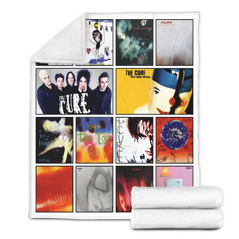 The Cure Albums Fleece Blanket Gift For Wife Husband