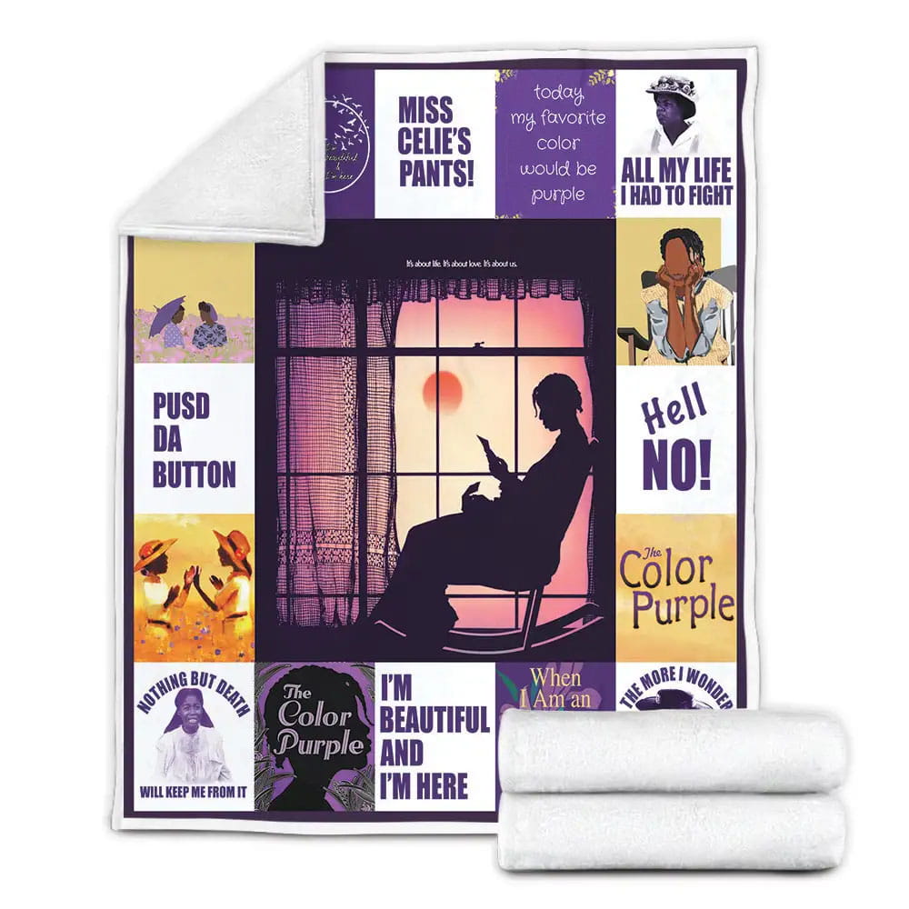 The Color Purple Fleece Blanket 