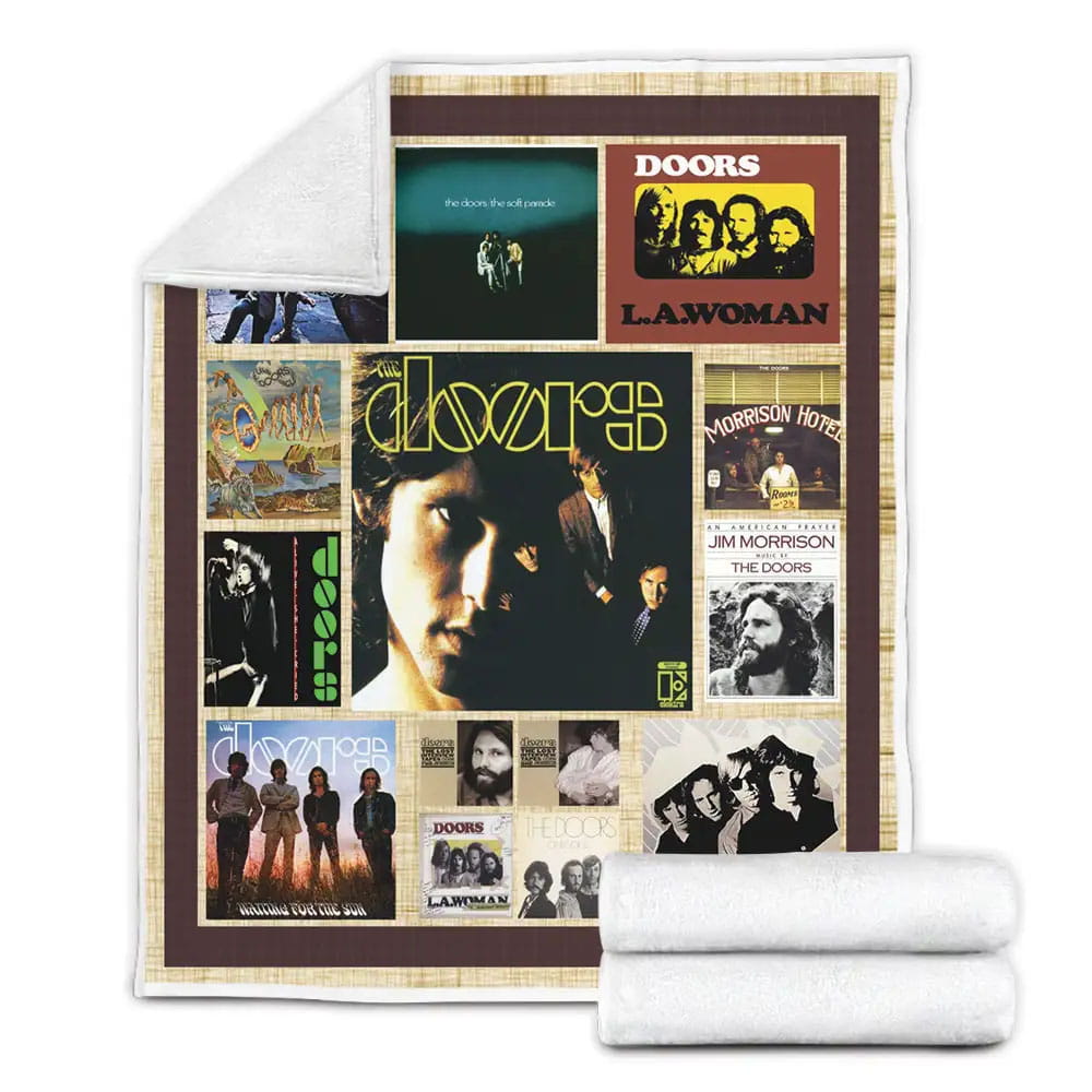 The Doors Fleece Blanket Gift For Besties