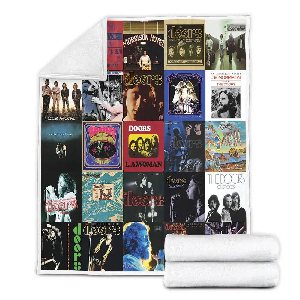 The Doors Fleece Blanket Gift For Wife Husband