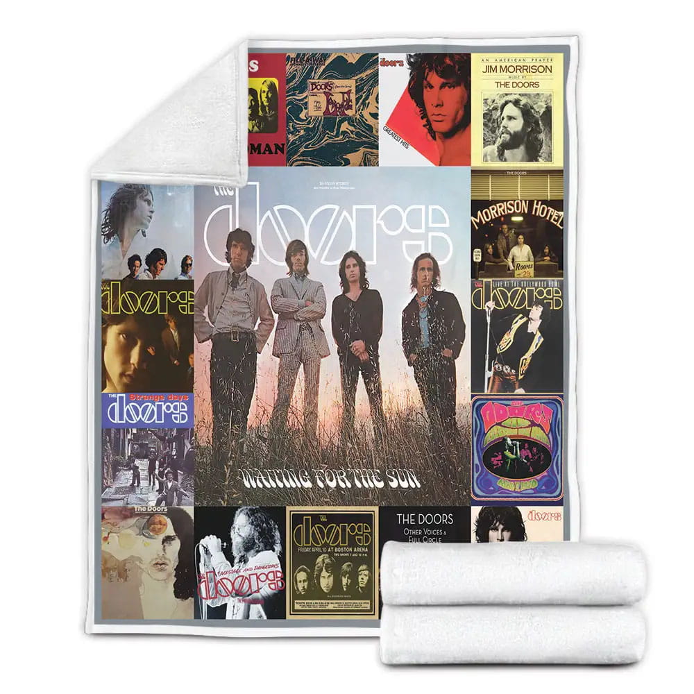 The Doors Fleece Blanket Gift For Mothers Day Fathers Day