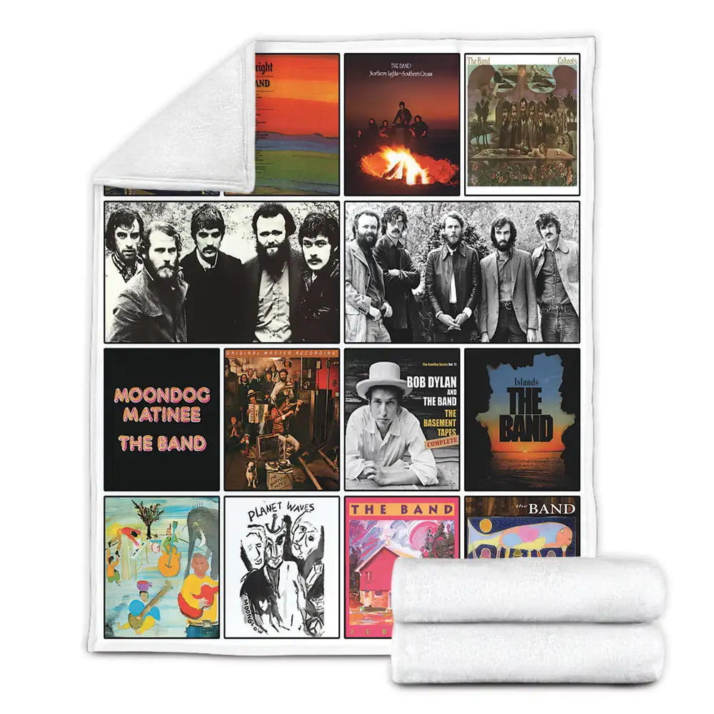 The Band Albums Fleece Blanket Gift For Birthday Halloween Christmas