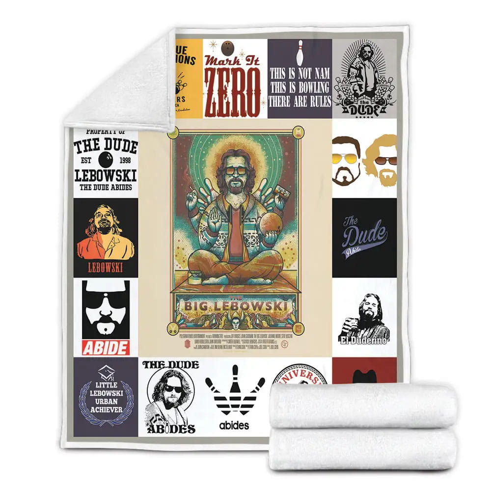 The Big Lebowski Fleece Blanket Gift For Birthday Halloween Christmas