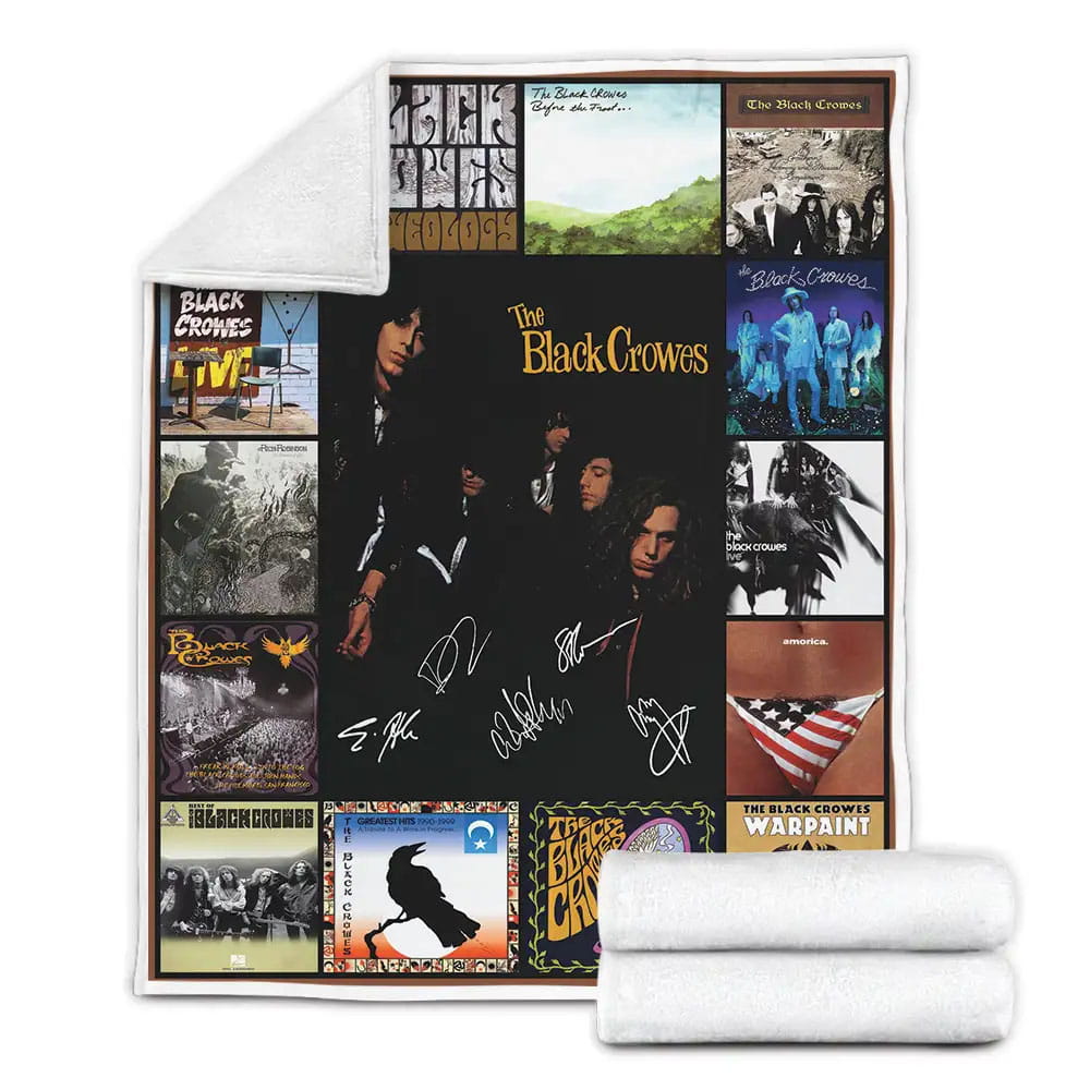 The Black Crowes Fleece Blanket Gift For Wife Husband
