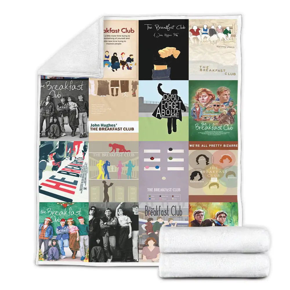 The Breakfast Club Fleece Blanket Gift For Mothers Day Fathers Day