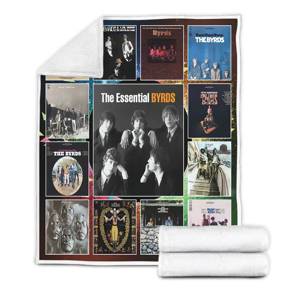 The Byrds Albums New Fleece Blanket Gift For Wife Husband