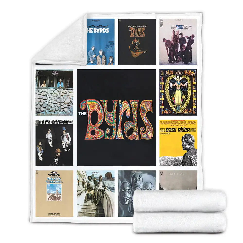 The Byrds Album Covers Fleece Blanket Gift For Besties