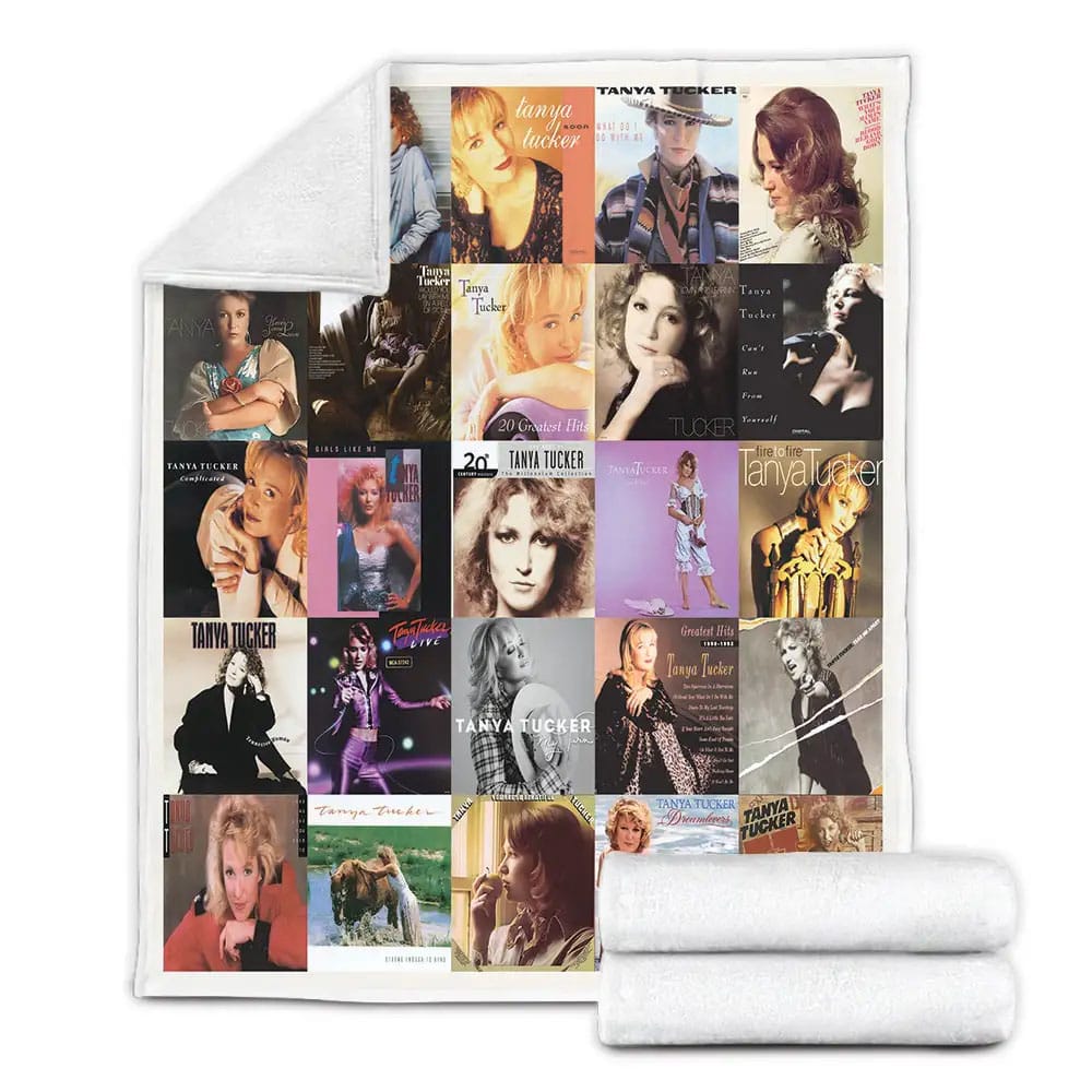 Tanya Tucker Fleece Blanket Gift For Wife Husband