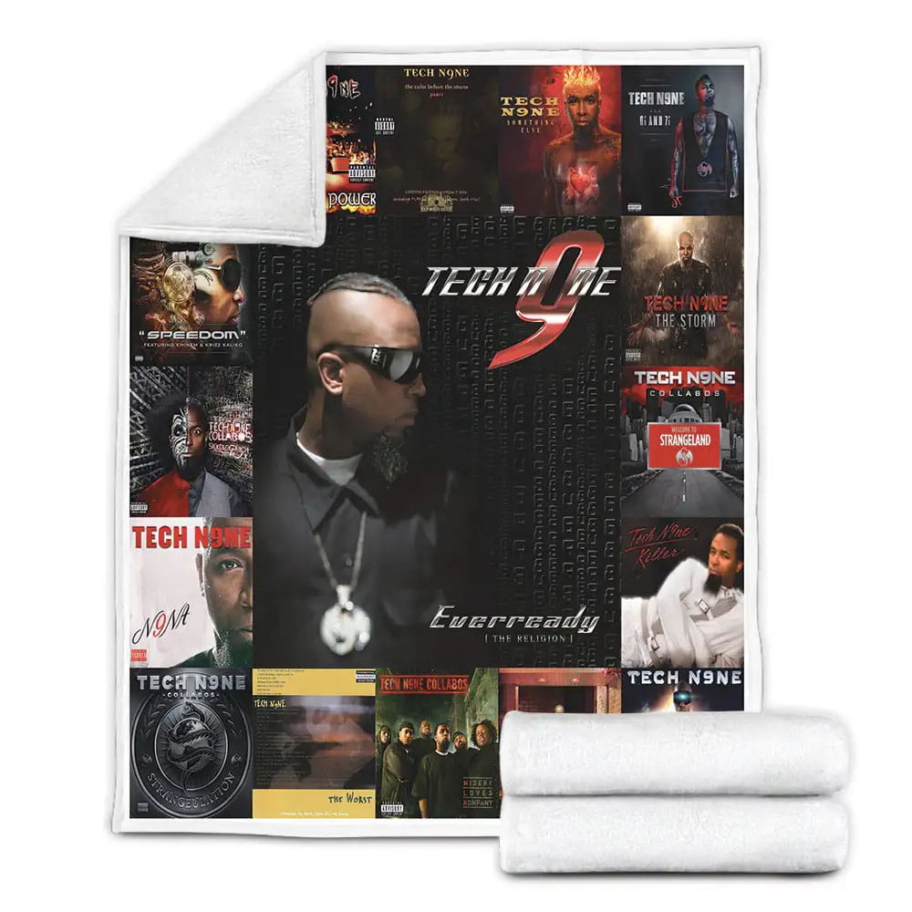 Tech N9ne Albums Fleece Blanket 