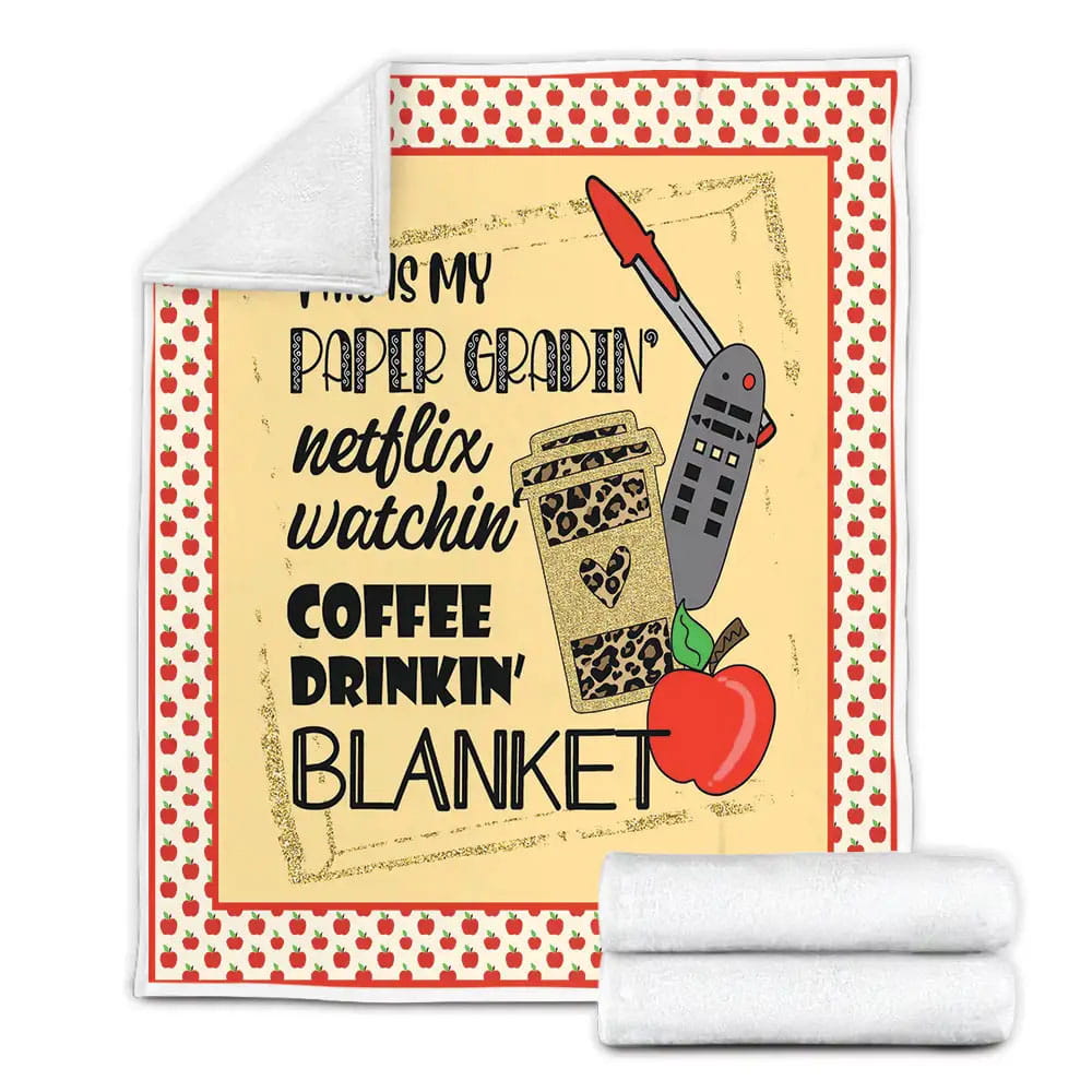 Teacher Fleece Blanket Gift For Mothers Day Fathers Day