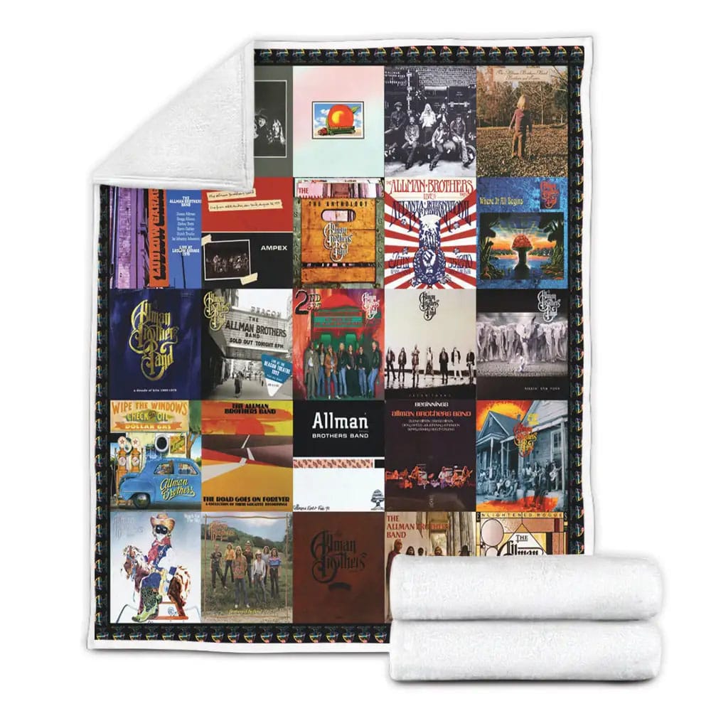 The Allman Brothers Band Albums Cover Poster Fleece Blanket Gift For Besties
