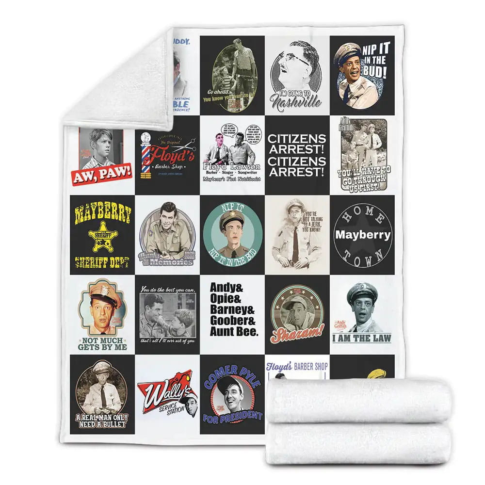 The Andy Griffith Show Fleece Blanket Gift For Birthday Halloween Christmas