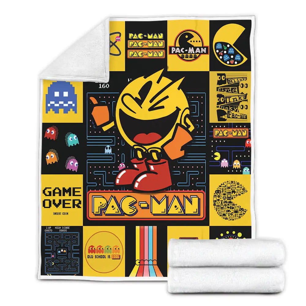 Pacman Fleece Blanket 