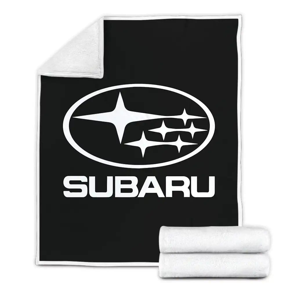 Subaru Fleece Blanket Gift For Birthday Halloween Christmas