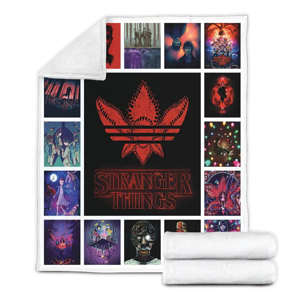 Stranger Things Fleece Blanket Gift For Wife Husband