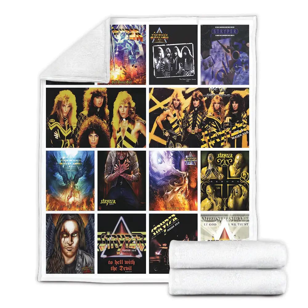 Stryper Albums New Fleece Blanket Gift For Wife Husband