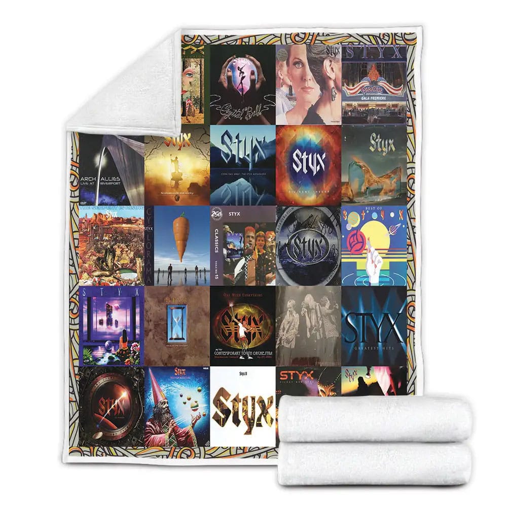 Styx Albums Cover Poster Fleece Blanket 